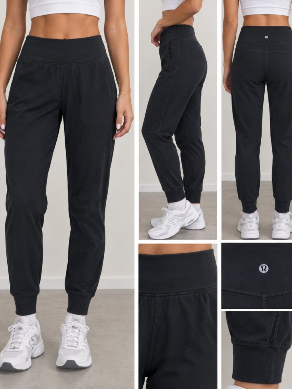 Lululemon Grey High-Rise Jogger Pants Size 6